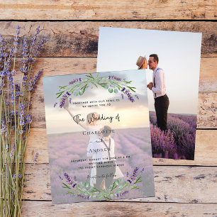Budgeten för Photo lavender Violet blommigts bröll