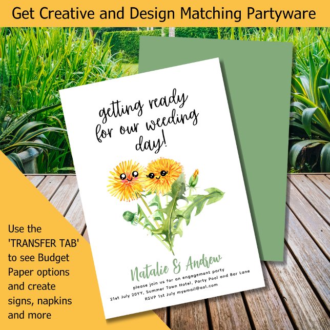 BUDGETEN FUNNY Cute Summer Möhippa Dandelions (Skapare uppladdad)