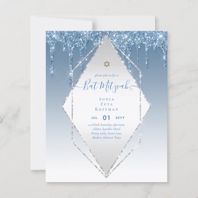 BUDGETEN Girly Glitter Sparkles FLADDERMUS MITVAH  (Framsida)