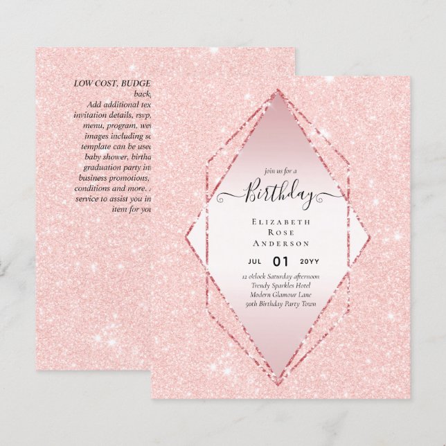 BUDGETEN Glitter Glam Foil Söt Girly, vilken ålder (Fram/baksida)