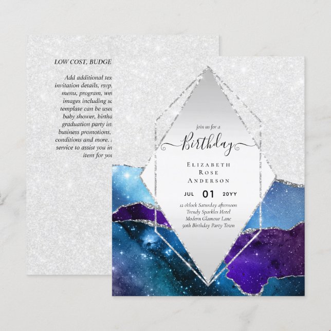 BUDGETEN Glitter Glam Foil Söt Girly, vilken ålder (Fram/baksida)