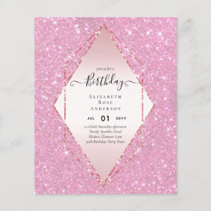BUDGETEN Glitter Glam Foil Söt Girly, vilken ålder Flygblad