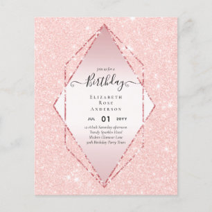 BUDGETEN Glitter Glam Foil Söt Girly, vilken ålder Flygblad