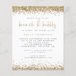 Budgeten Guld Glitter Brunch BubLY Möhippa