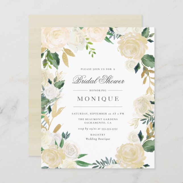 Budgeten Guld Glitter och Elfenbenskustens Möhippa (Fram/baksida)