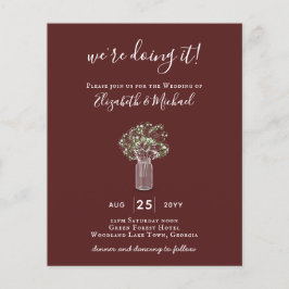 BUDGETEN Gypsophila Mason Burk Modern Minimal BRÖL Flygblad