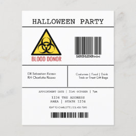 BUDGETEN Halloween fest Farligt blodgivare