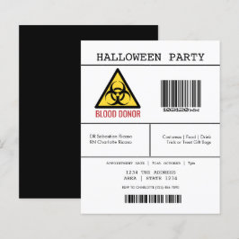 BUDGETEN Halloween fest Farligt blodgivare