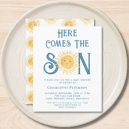 Budgeten här kommer från inbjudan till Son Baby Sh