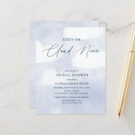 Budgeten hon har på Cloud Nine Möhippa Inbjudan