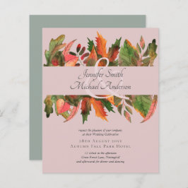 BUDGETEN Höst löv Bröllop