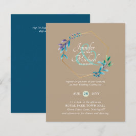 BUDGETEN - inbjudan till utandningsbröllop i Lila 