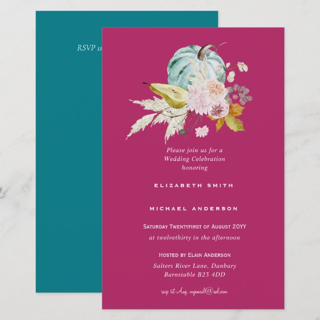 BUDGETEN Inbjudningskort för möhippa Anpassningsba (Fram/baksida)