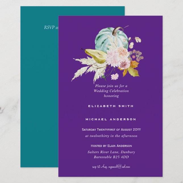 BUDGETEN Inbjudningskort för möhippa Anpassningsba (Fram/baksida)