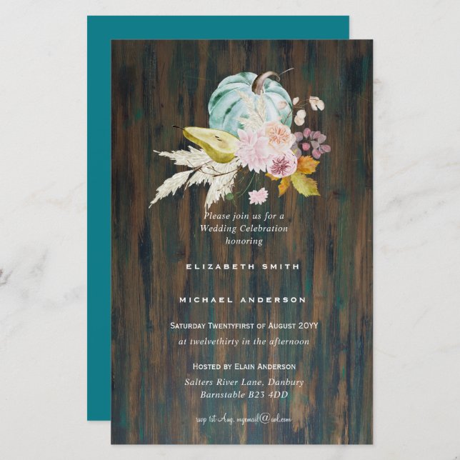 BUDGETEN Inbjudningskort för möhippa Anpassningsba (Fram/baksida)