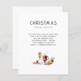 Budgeten Jul - öppna hus Drinks Inbjudan