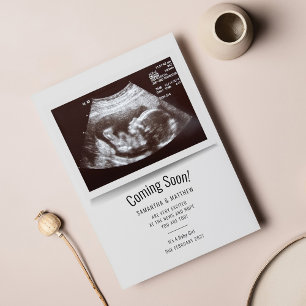 Budgeten kommer snart, ultraljudsfoto-Gravid