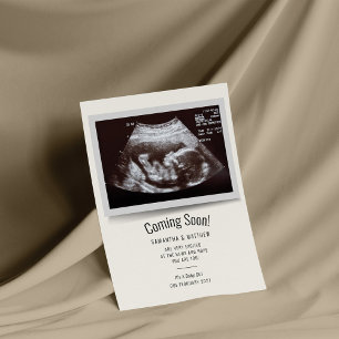 Budgeten kommer snart, ultraljudsfoto-Gravid