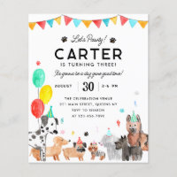 Budgeten Låt oss Pawty Party Kids Puppy Hund Birth