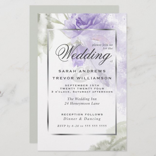 Budgeten, men vackert, Lila Ro (Fram/baksida)