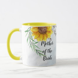 BUDGETEN Mor Bride Groom bröllopsgåvor - solblommo Mugg