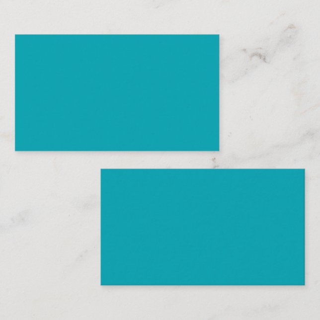 BUDGETEN Peacock Blue Teal Monochrome Bröllop Tilläggskort (Fram/baksida)