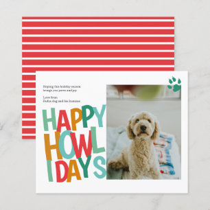 BUDGETEN Personlig Lycklig Howlidays Hund jul