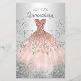 Budgeten Ro Guld Gnistra Dress Quinceañera Inbjuda