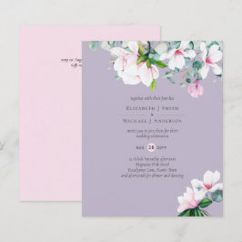 BUDGETEN Rosa Magnolias Eucalyptus Lavender Bröllo