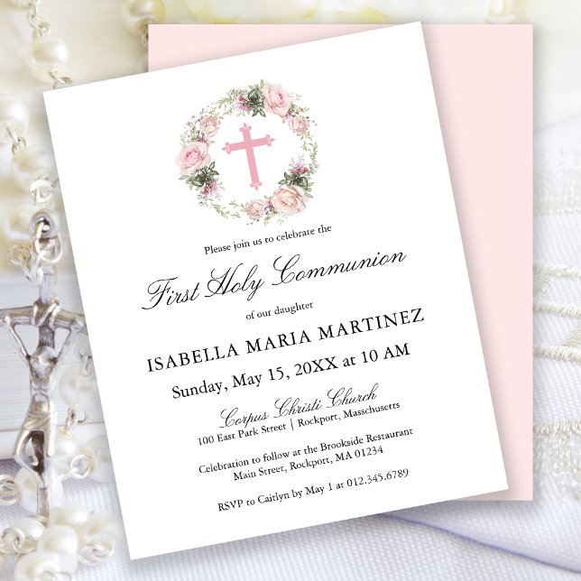 Budgeten Rosa ros Blommigt Första Heligan Kommunis (Skapare uppladdad)