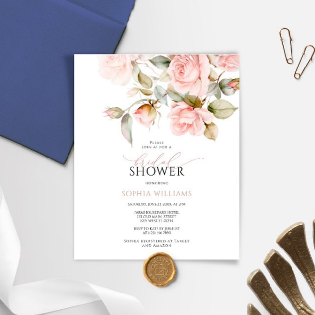 Budgeten Rosa ros och Möhippa Inbjudan (Skapare uppladdad)