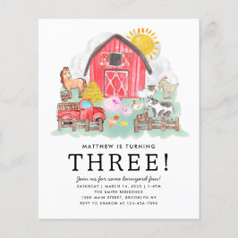 Budgeten Rustic Barnyard Animals Kids Farm Birthda