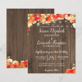 BUDGETEN Rustic String Ljus Poppy Summer Bröllop