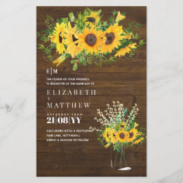 Budgeten Rustic Sunblommys Babys Bandemurare Burk
