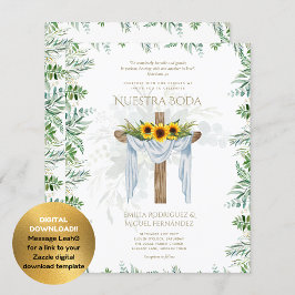 BUDGETEN:s inbjudan De Boda Católica Bilingüe