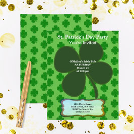 Budgeten St patrick's day Party 4 Löv Klöver Pappe