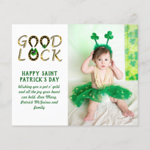 BUDGETEN st patrick's day PHOTO Cards