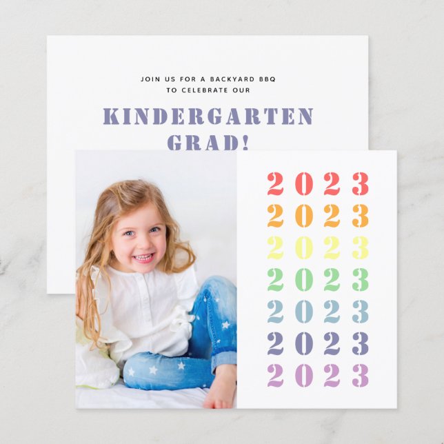 BUDGETEN Studenten-inbjudan | Foto Rainbow (Fram/baksida)