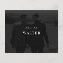 Budgeten - tack för ditt kort, herr Bröllop! Flygblad