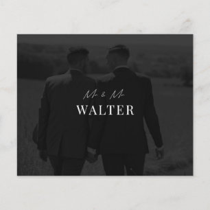 Budgeten - tack för ditt kort, herr Bröllop! Flygblad