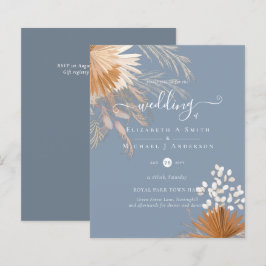 BUDGETEN Terracotta Pampas Grass Tropical Bröllop