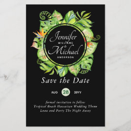 BUDGETEN Tropical Löv Hawaiian Luau Bröllop