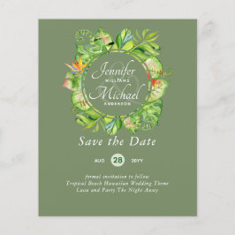 BUDGETEN Tropical Löv Hawaiian Luau Bröllop