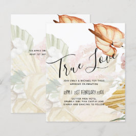 BUDGETEN Tropiskt Pampas Grass Terracotta Bröllop