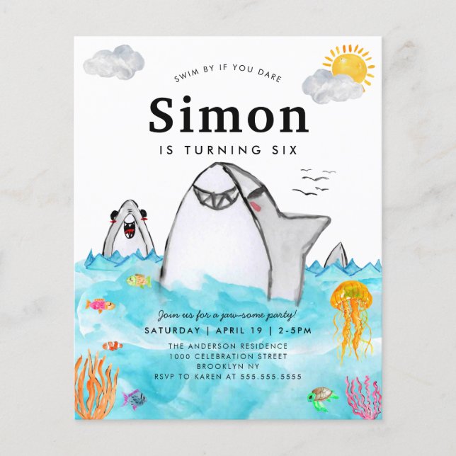 Budgeten under Havssimmning Havsdag (Framsida)