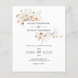 BUDGETEN Whimsique Meadow Wildblomma Ram Bröllop