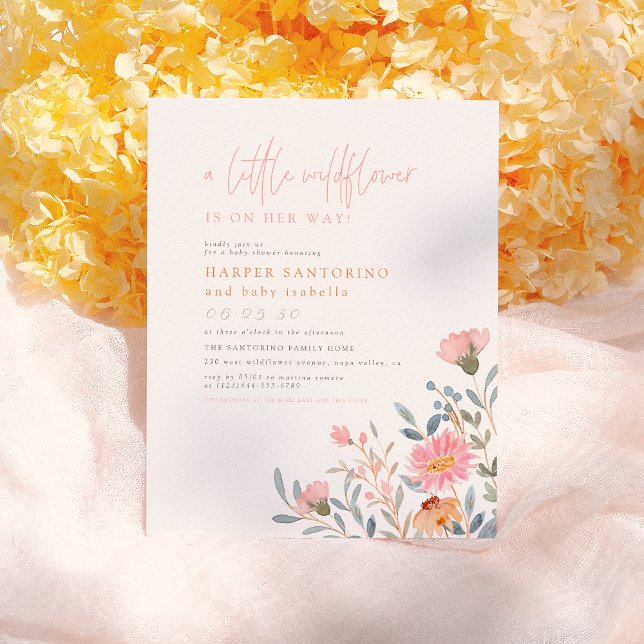 Budgeten Wildblomma är på väg att bli Boho Baby Sh (Skapare uppladdad)