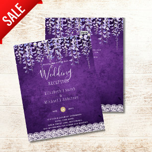 BUDGETEN Wisteria Lila Blommigt Snöre Wedding INVI