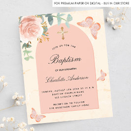 Budgetens baptism: blommigt-fjärilar i ro
