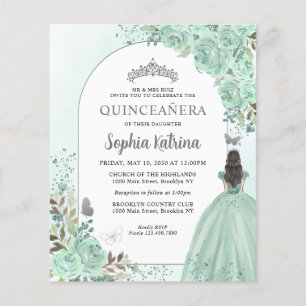 Budgetens Blommigt Grönt Silver Princess Quinceane